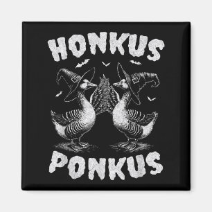 Honkus Ponkus Lustige Gans Halloween Magnet