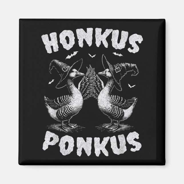 Honkus Ponkus Lustige Gans Halloween Magnet (Vorne)