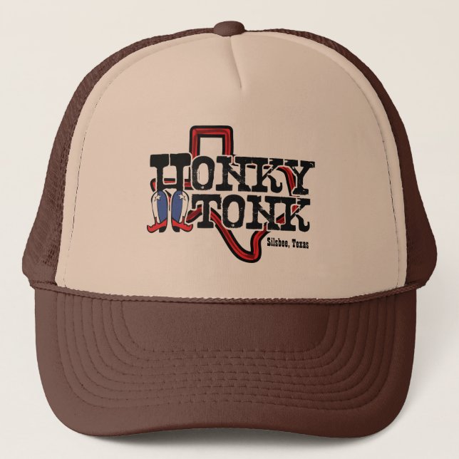 Honky Tonk Texas Hysterese Truckerkappe (Vorderseite)