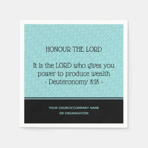 HONNE - Personalisiertes Papier für das Geschäft m Serviette