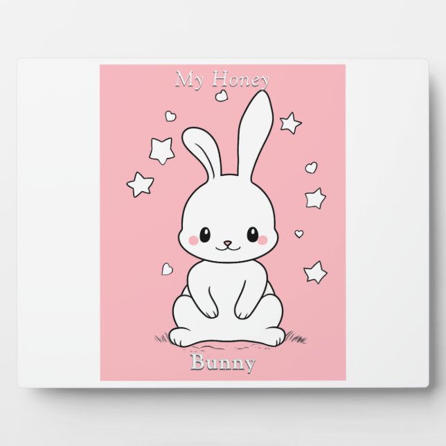 Honney Bunny Fotoplatte (Vorderseite)