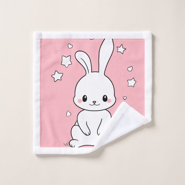 Honney Bunny Towel Badhandtuch Set (Waschlappen)