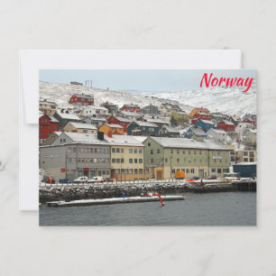 Honningsvag, Norwegen-Karte