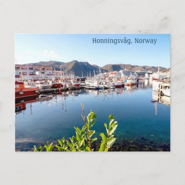 Honningsvag, Norwegen, Postcard Postkarte (Vorderseite)