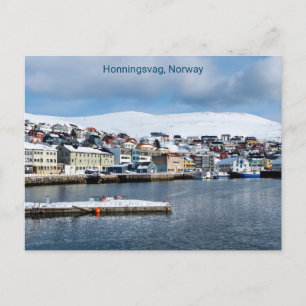 Honningsvag, Norwegen, Postcard Postkarte