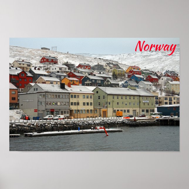 Honningsvåg, Norwegen Poster (Vorne)