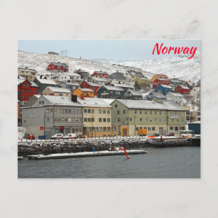 Honningsvåg, Norwegen Postkarte