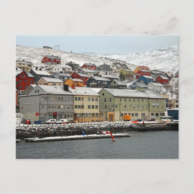 Honningsvåg, Norwegen Postkarte (Vorderseite)
