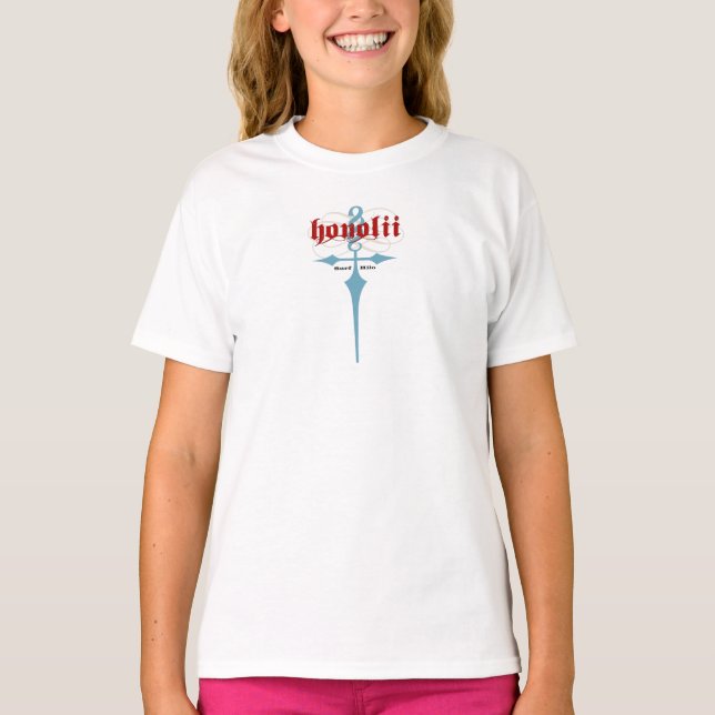 Honolii: Brandung Hilo T-Shirt (Vorderseite)