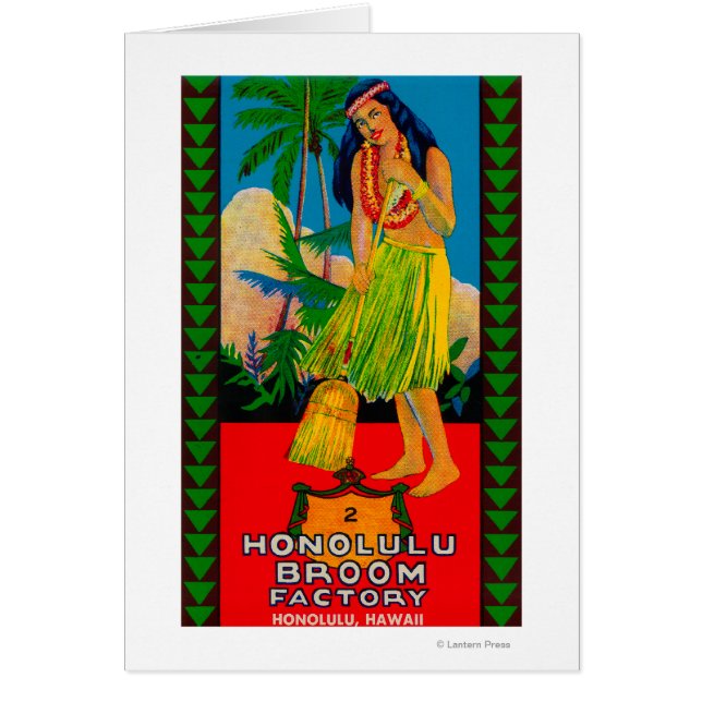 Honolulu Broom Handle LabelHonolulu, HI (Vorne)