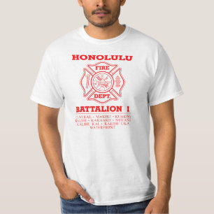 Honolulu-Feuer Dept. Battalion 1 T-Shirt