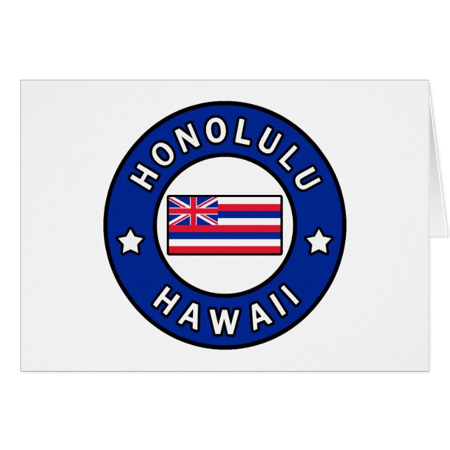 Honolulu Hawaii (Vorderseite (Horizontal))