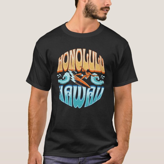 Honolulu Hawaii 3 T-Shirt (Vorderseite)