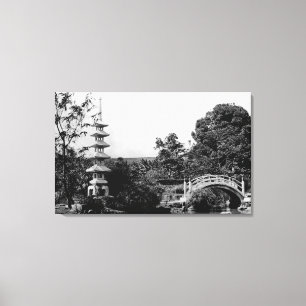 Honolulu, Hawaii - Ansicht von Moanolua Gärten Leinwanddruck