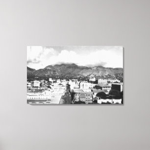 Honolulu, Hawaii City View vom Aloha Tower Leinwanddruck