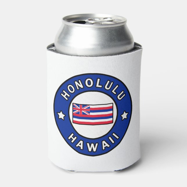 Honolulu Hawaii Dosenkühler (Kanne Vorderseite)