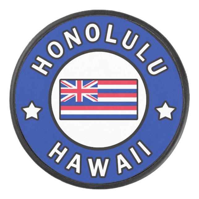 Honolulu Hawaii Eishockey Puck (Vorderseite)