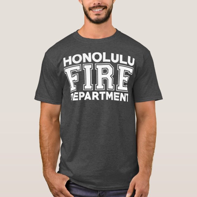 Honolulu Hawaii Feuerwehr T-Shirt (Vorderseite)