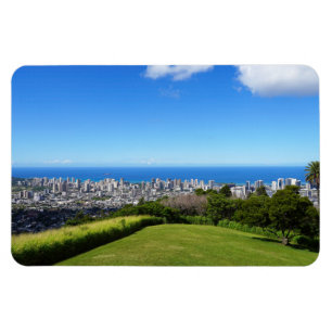 Honolulu Hawaii Foto Magnet