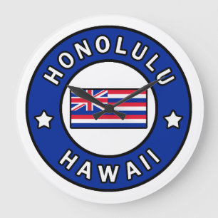 Honolulu Hawaii Große Wanduhr