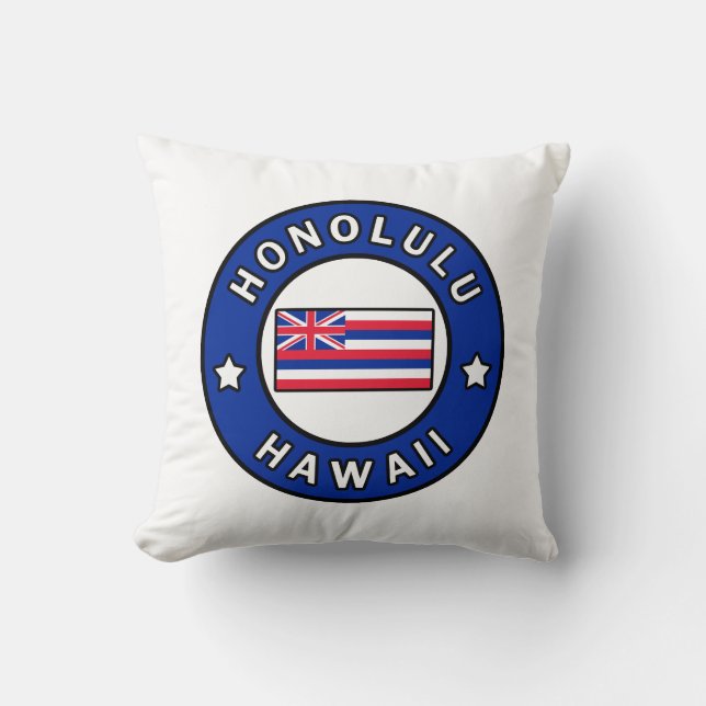 Honolulu Hawaii Kissen (Vorderseite)