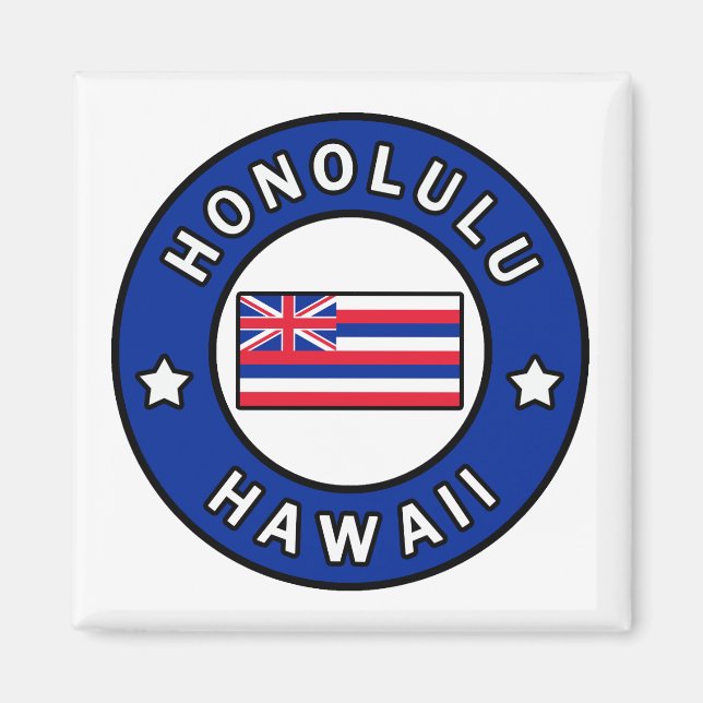 Honolulu Hawaii Magnet (Vorne)
