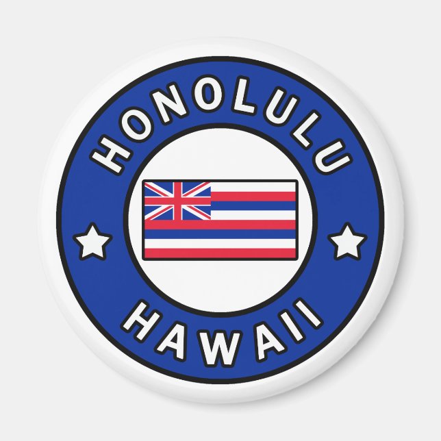 Honolulu Hawaii Magnet (Vorne)
