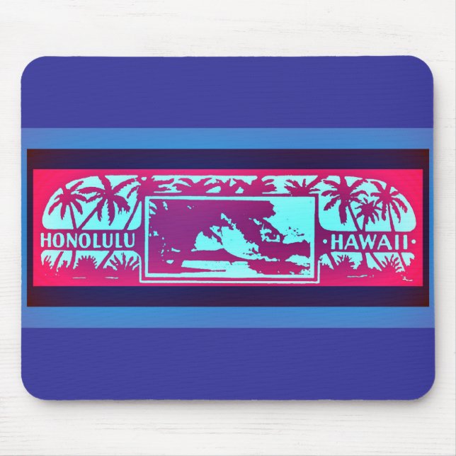 HONOLULU HAWAII MOUSEPAD (Vorne)
