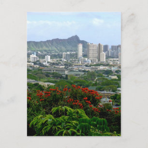 Honolulu, Hawaii Postkarte