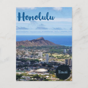 Honolulu Hawaii Reise Postkarte
