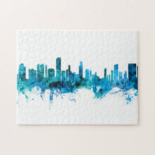Honolulu Hawaii Skyline Puzzle