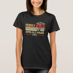 Honolulu Hawaii Strand Familienurlaub 2025 Passend T-Shirt