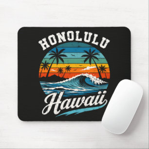 Honolulu Hawaii Surfen Sonnenuntergang Mousepad