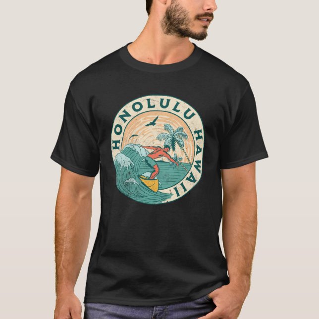 Honolulu Hawaii T-Shirt (Vorderseite)