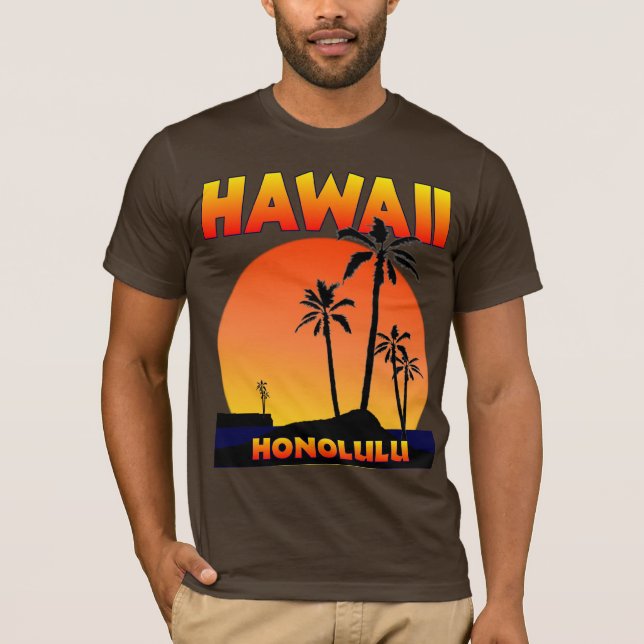 Honolulu Hawaii T-Shirt (Vorderseite)