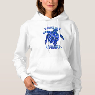 Honolulu Hawaii Vacation Tribal Turtle Hoodie