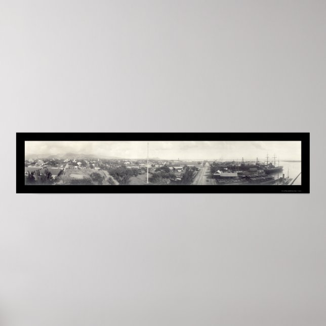 Honolulu, HI-Foto 1913 Poster (Vorne)