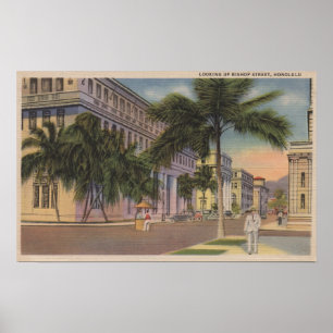 Honolulu, HIV/Aids von Bischof St.Honolulu, HI Poster