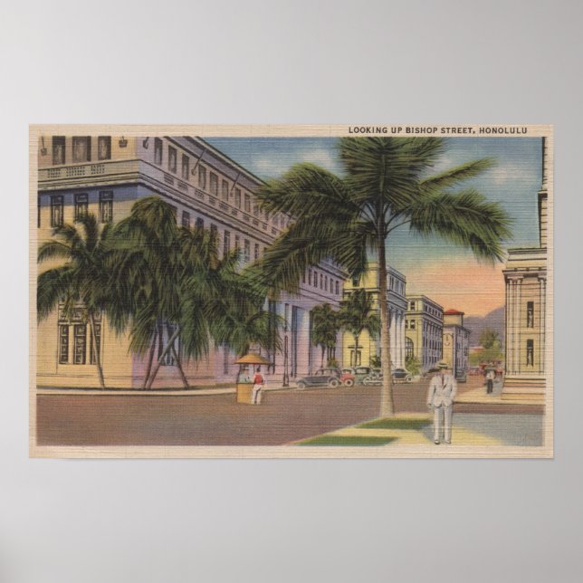 Honolulu, HIV/Aids von Bischof St.Honolulu, HI Poster (Vorne)