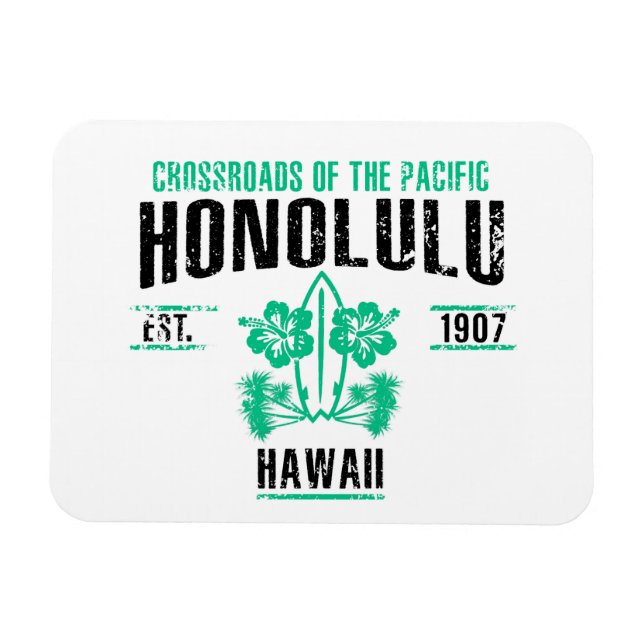 Honolulu Magnet (Horizontal)