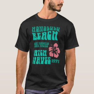 Honolulu Strand Surf Erinnerungen Süd Malibu Fang T-Shirt
