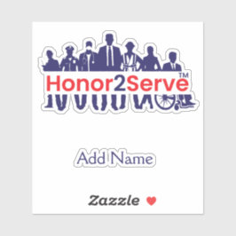 Honor2Serve Aufkleber