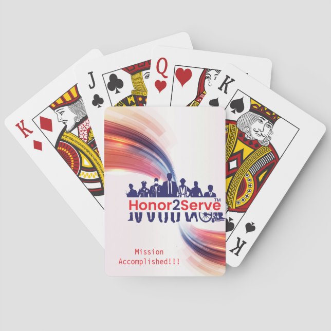 Honor2Serve Spielkarten (Rückseite)