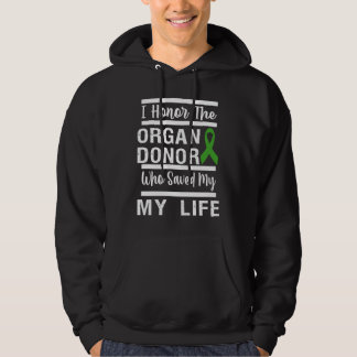 honor organ donor dad mom greatful donate life kid hoodie