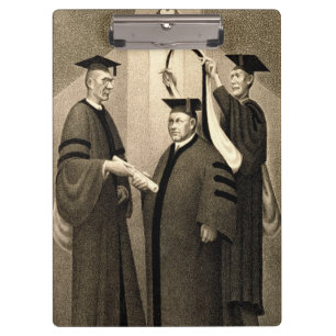 Honorar Degree, 1938 von Grant Wood Klemmbrett