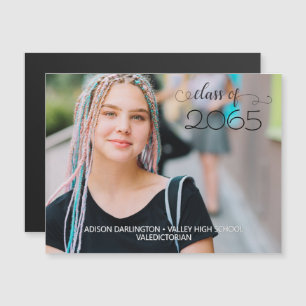 Honorar Foto Abschluss Ankündigung Magnetkarte