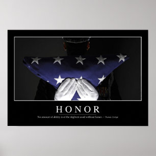 Honorar: Inspiration Zitat Poster