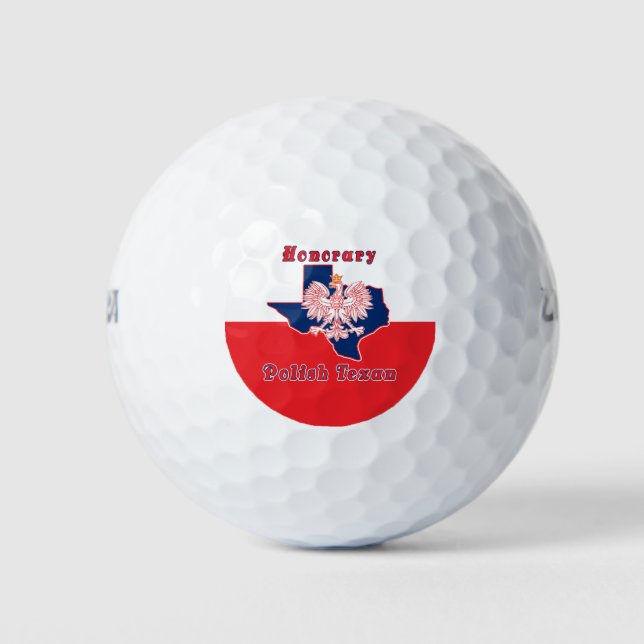 Honorar Polnisch Texan Golfball (Vorderseite)