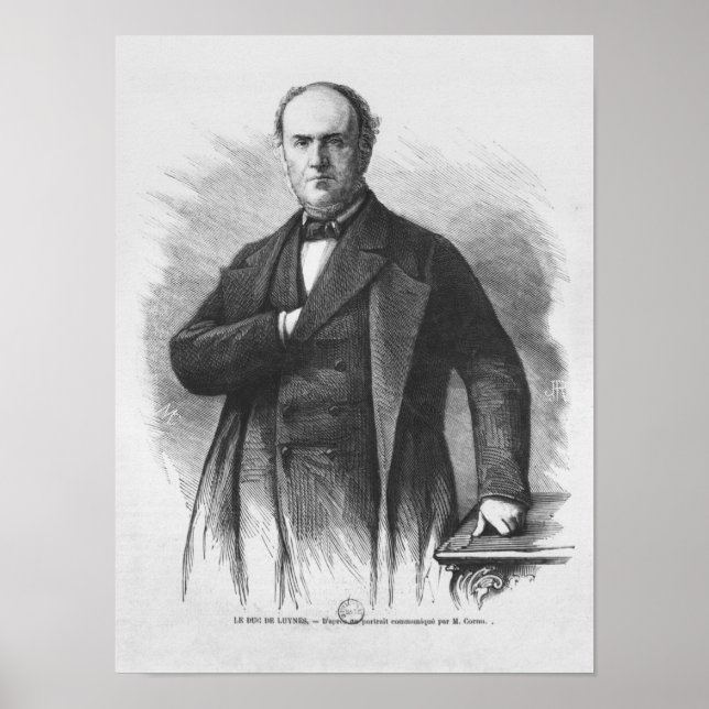Honore d'Albert, Herzog von Luynes Poster (Vorne)