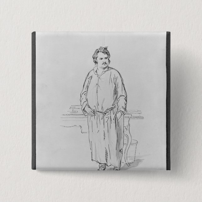 Honore de Balzac Button (Vorderseite)